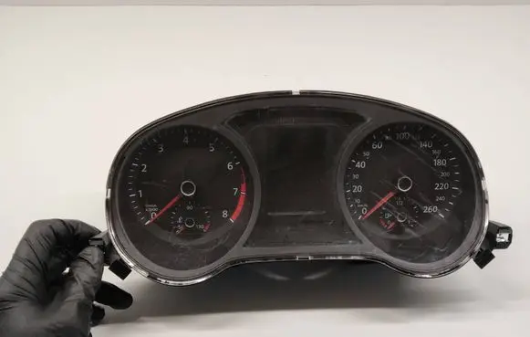 Volkswagen Jetta VI Speedometer (instrument cluster) 5C6920874 ZYS00007 1541310601