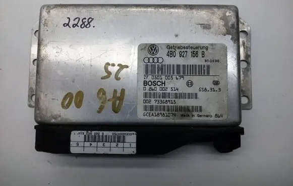 Audi A6 S6 C5 4B Gearbox control unit/module 4B0927156B 0260002514