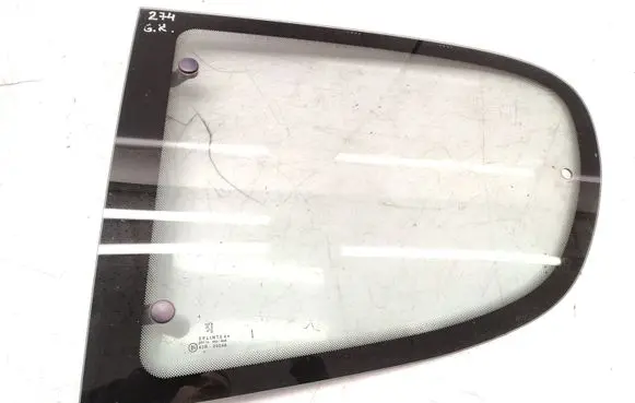 Peugeot 206 Rear side window 43R00048 DOT24 AS2