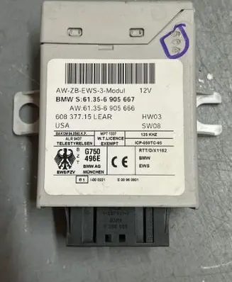 BMW 3 E46 Immobilizer control unit/module 61356905667 61356905666 60837715