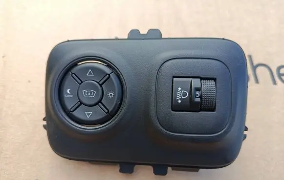 Headlight level height control switch