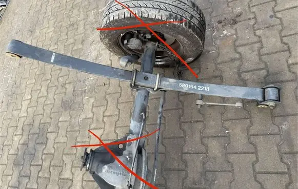 Iveco Daily 6th gen Rear leaf spring 5801642218