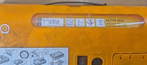 Citroen C3 Tire air pump compressor 