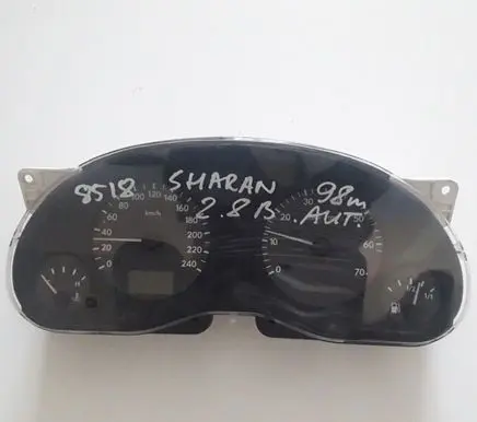 Volkswagen Sharan Speedometer (instrument cluster) 95VW10849MK 7M0920801K