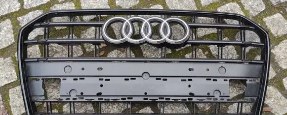 Front bumper upper radiator grill