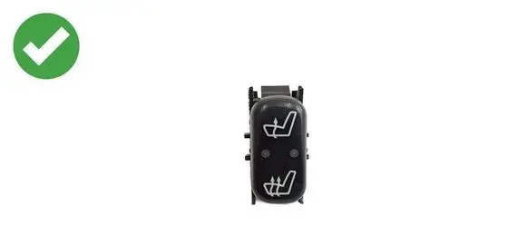 Mercedes-Benz ML W163 Seat heating switch 1638200210 03100620 511710