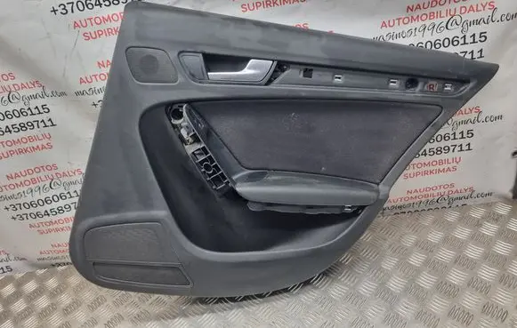 Rear door card panel trim