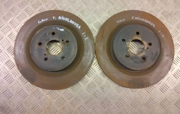 Toyota Highlander XU70 Rear brake disc