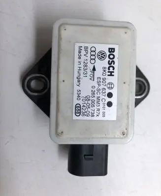 Audi A4 S4 B8 8K ESP acceleration yaw rate sensor 8K0907637C 0265005738 7014236