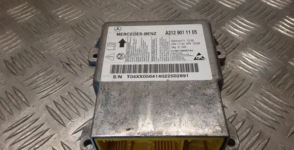 Mercedes-Benz E W212 Airbag control unit/module A2129011105 5WK44771