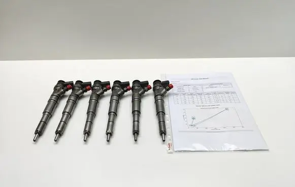 BMW 5 E60 E61 Fuel injectors set 7789661 0445110