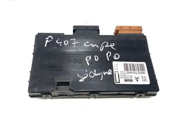 Peugeot 407 Seat control module 9662793480 MSZ9B5N