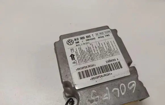 Volkswagen Golf V Airbag control unit/module 1K0909605T 5WK43412