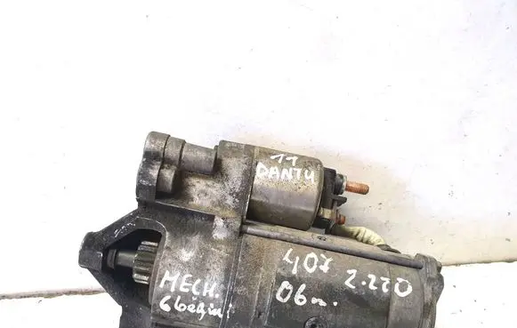 Peugeot 407 Starter motor 9654561480