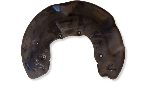 Audi A6 S6 C6 4F Front brake disc dust cover plate 4F0615311