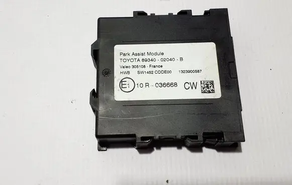 Toyota Auris E180 Parking PDC control unit/module 8934002040