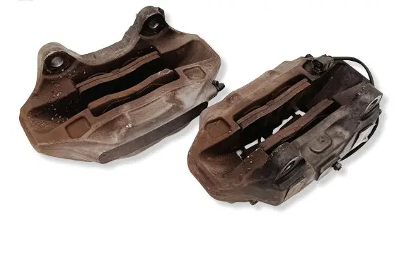 Volkswagen Touareg II Front brake caliper 7P6615105AF 7P6615106AF