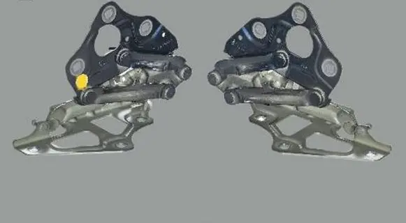 Mercedes-Benz EQS V297 Engine bonnet/hood hinges A2978801400