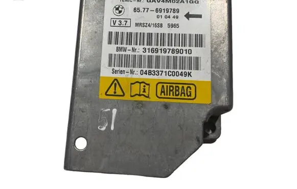BMW 5 E39 Airbag control unit/module 6919789 65776919789 316919789010
