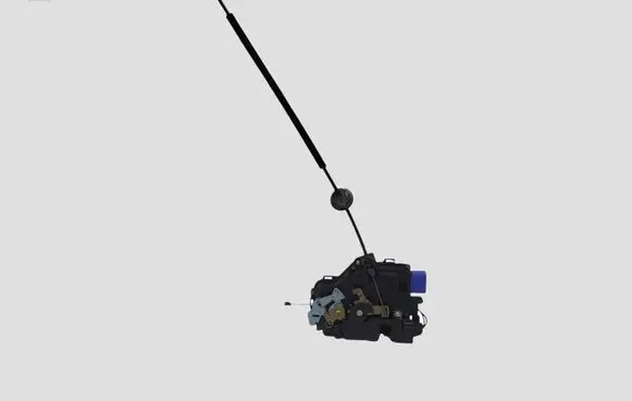 Volkswagen Caddy Front door lock 3D1837015 25100D6