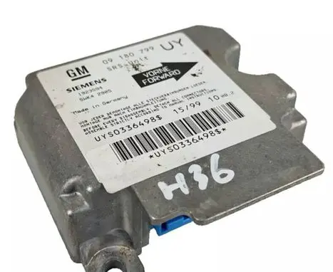 Opel Zafira A Airbag control unit/module 09180799