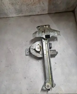 Rear door window regulator with motor