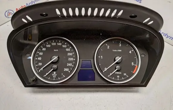 BMW 5 E60 E61 Speedometer (instrument cluster) 62109194899 62109194889