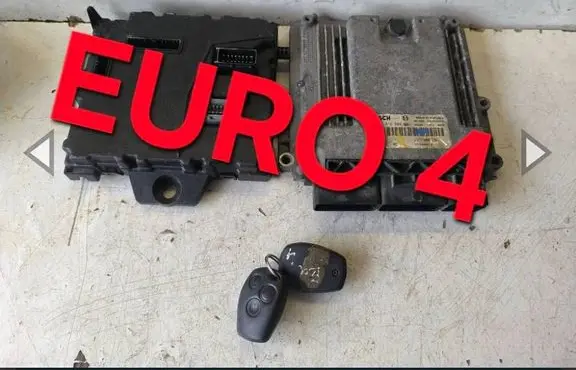 Opel Movano B Engine ECU kit and lock set 0281016808 284B18927R 237100801R