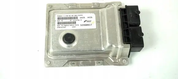 Fiat Panda III Engine control unit/module ECU 52068617