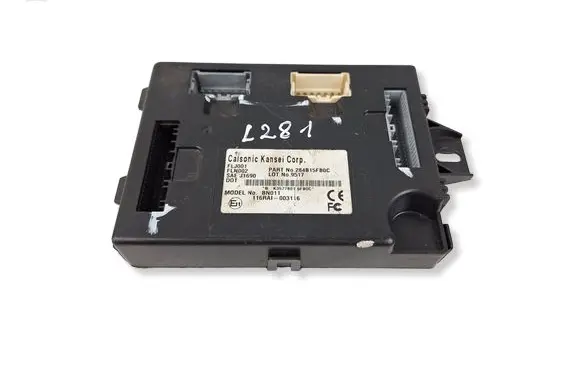 Nissan Micra Other control units/modules 284B15FB0C 116RAI003116
