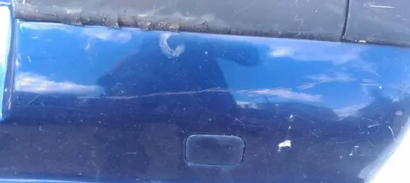 Peugeot 406 Rear bumper row hook cap/cover melyna