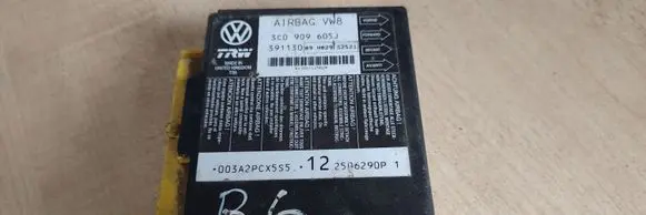 Volkswagen PASSAT B6 Airbag control unit/module 3C0909605J