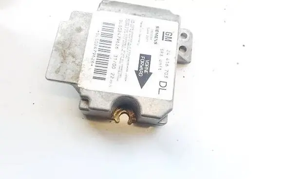 Opel Astra G Airbag control unit/module 24416703