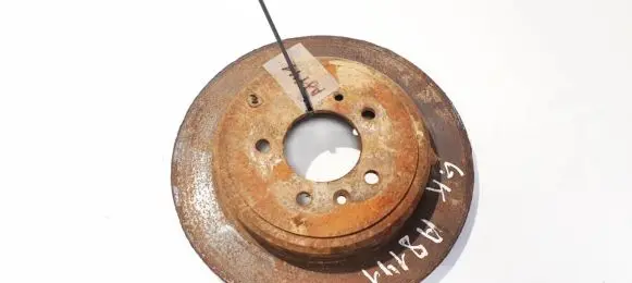 Peugeot 607 Rear brake disc neventiliuojamas