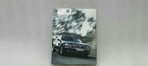 BMW 7 E65 E66 Owners service history hand book 