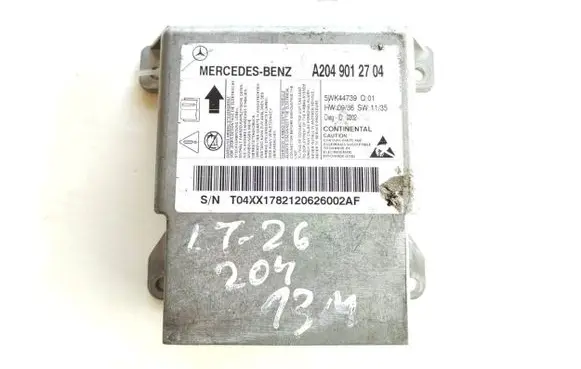Mercedes-Benz C W204 Airbag control unit/module A2049012704 5WK44739