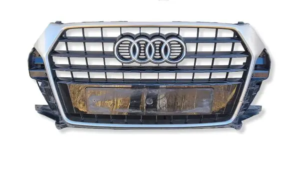 Audi Q3 8U Front bumper upper radiator grill 8U0853653M 8U0853653N