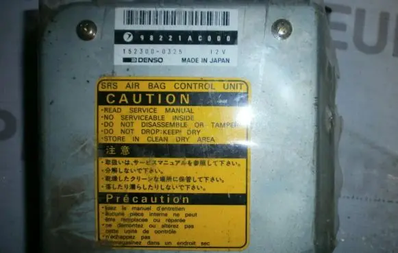Subaru Legacy Airbag control unit/module 98221AC000 1523000325
