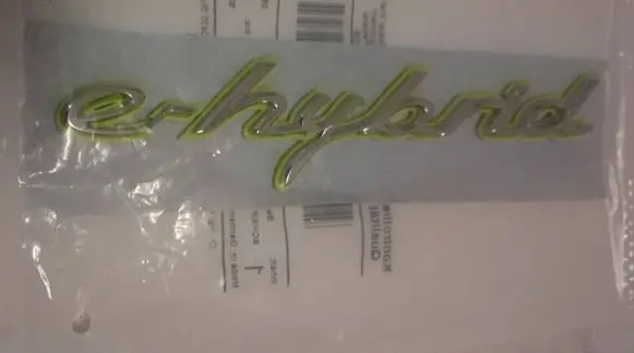 Porsche Cayenne (92A) Fender model badge letters 95855949921