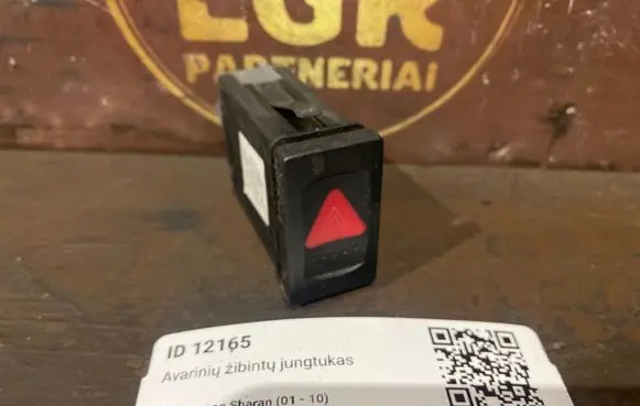 Volkswagen Sharan Hazard light switch 7M3953235