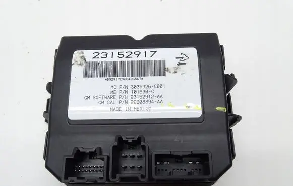 Opel Insignia A Tailgate/trunk control unit/module 23152917