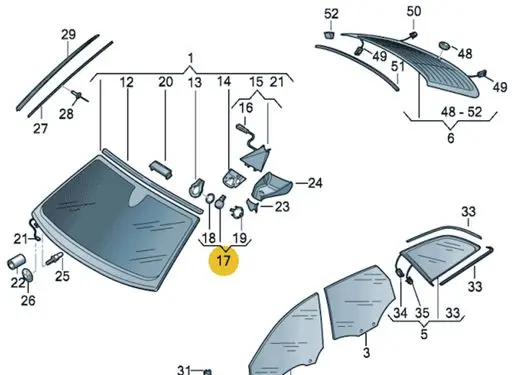 Audi A3 8Y Rain sensor 81D907253