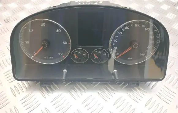 Volkswagen Touran I Speedometer (instrument cluster) 1T0920874A