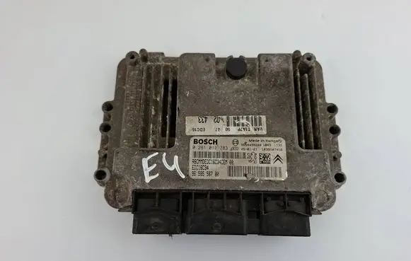 Peugeot 206 Engine control unit/module 9658556780 0281011783