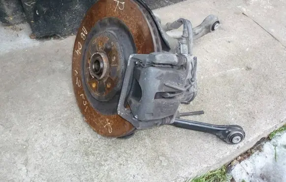 Audi A8 S8 D4 4H Rear wheel hub spindle/knuckle 4H0505432D