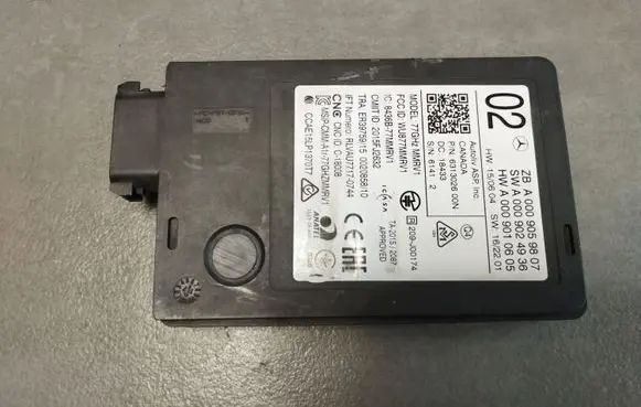 Mercedes-Benz E W213 Blind spot module A0009059807 A0009010605 A0009024936
