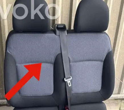 Opel Vivaro Front double seat 143670732