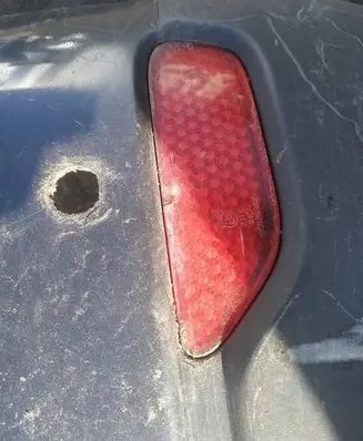 Chevrolet Captiva Rear tail light reflector 