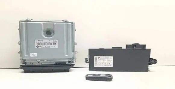 BMW 3 E90 E91 Engine ECU kit and lock set 8510221 0281016838 9237047