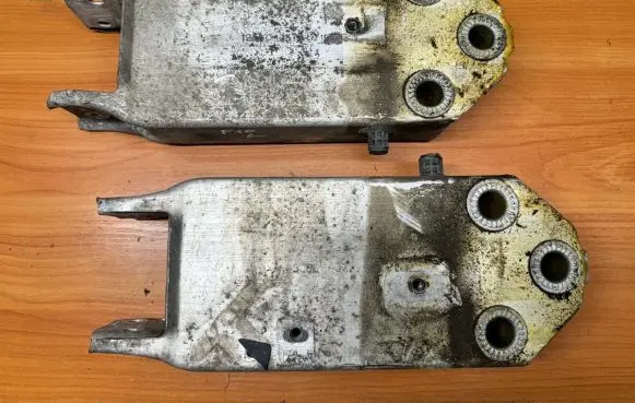 Front bumper shock/impact absorber